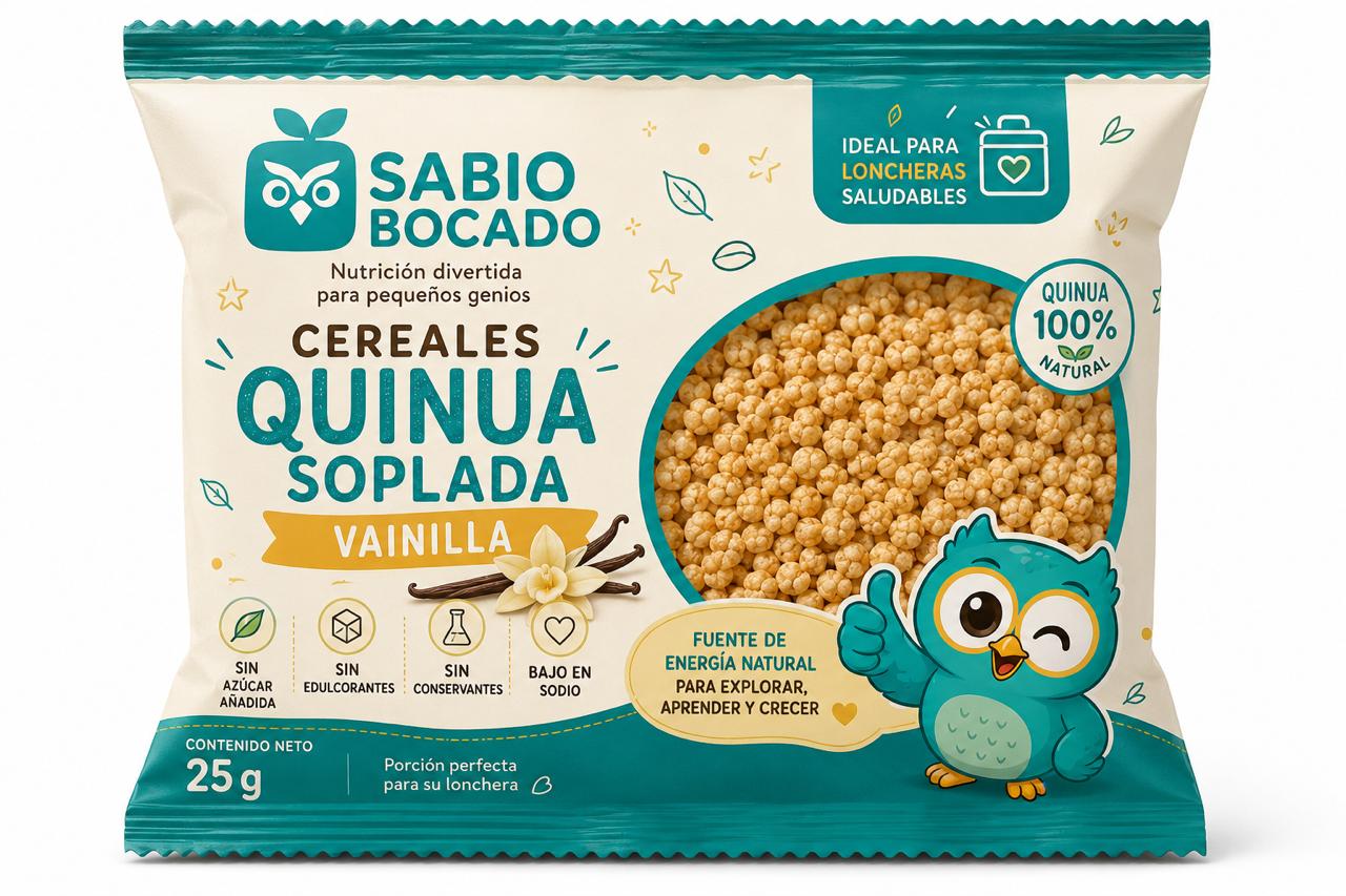 Cereal de Quinua Soplada Vainilla – SabioBocado